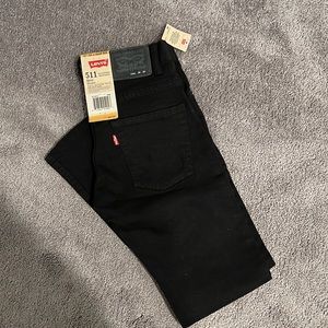 LEVIS boy's black denim pants💙